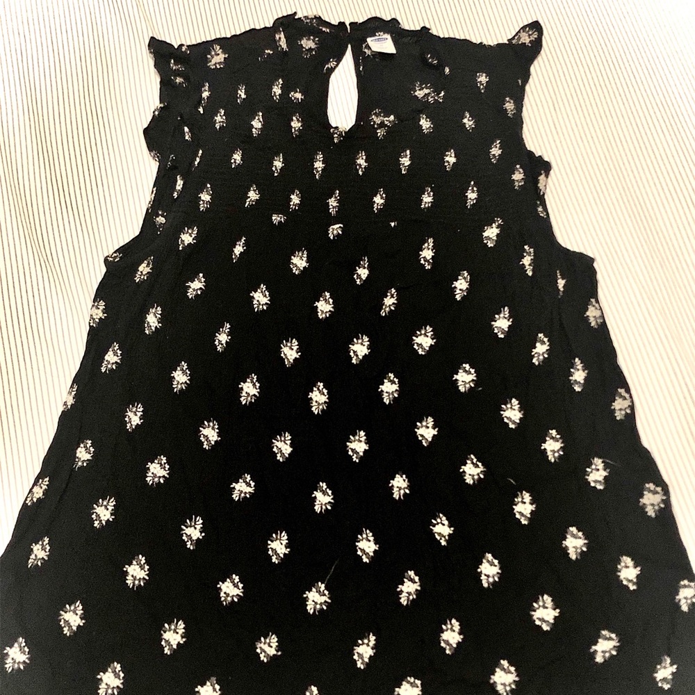 High-neck tank top